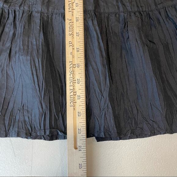 BCBGMaxAzria Silk Broomstick Skirt Womens M Boho Chic Festival Coquette - Picture 8 of 8